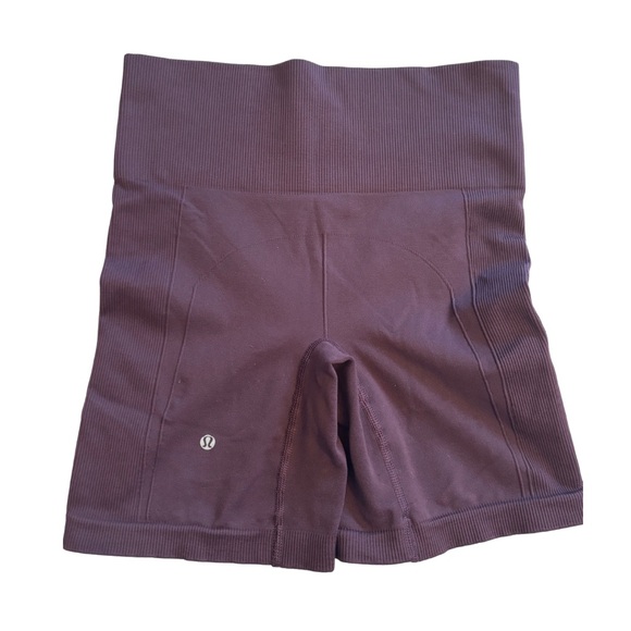 Lululemon Athletica Sculpt Maroon Biker Shorts - Picture 1 of 2